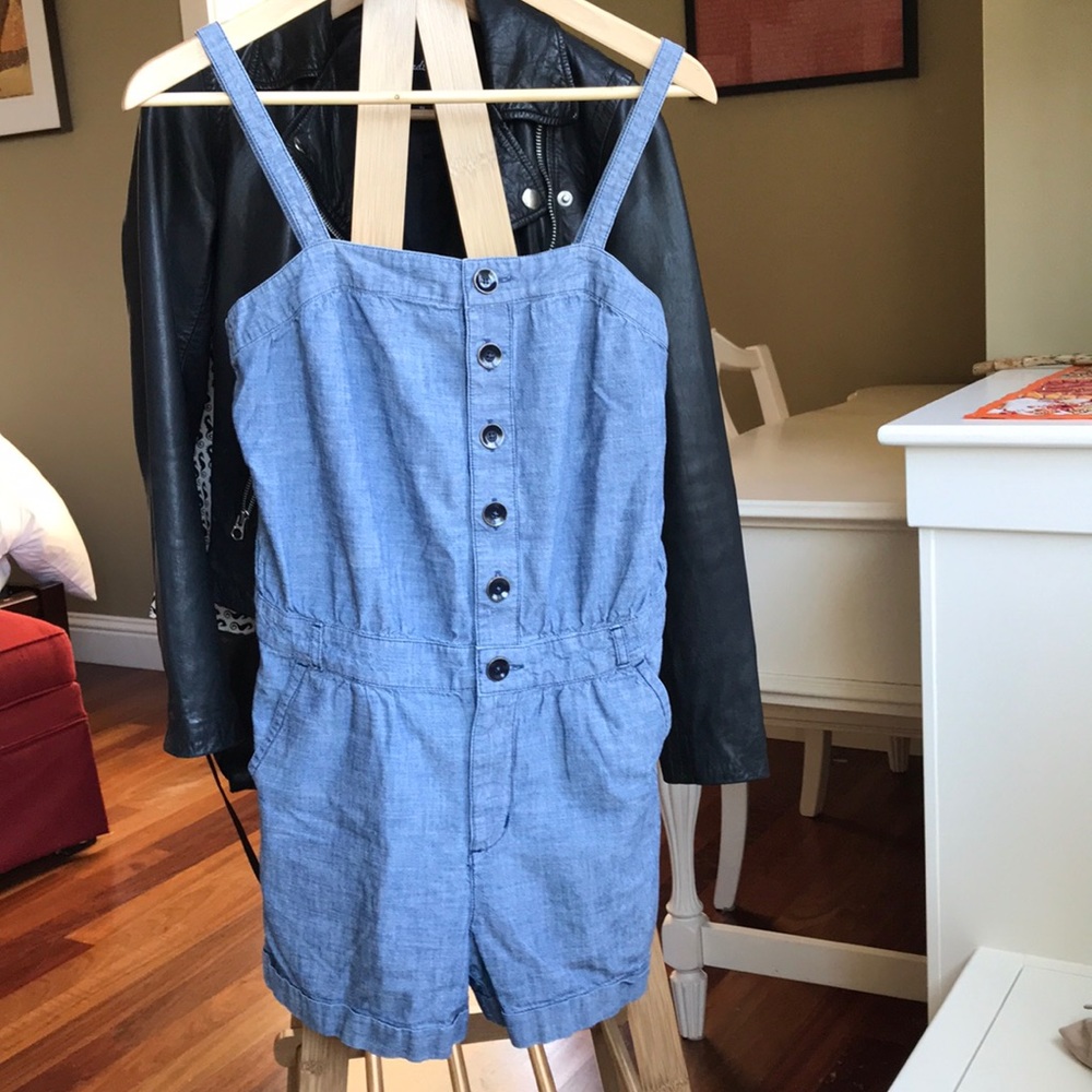 Denim romper, size XS
